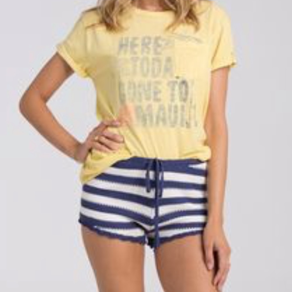 NWT Billabong Blue/Cream Striped Shorts
